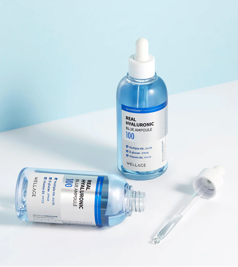 WELLAGE Real Hyaluronic Blue Ampoule 75mL