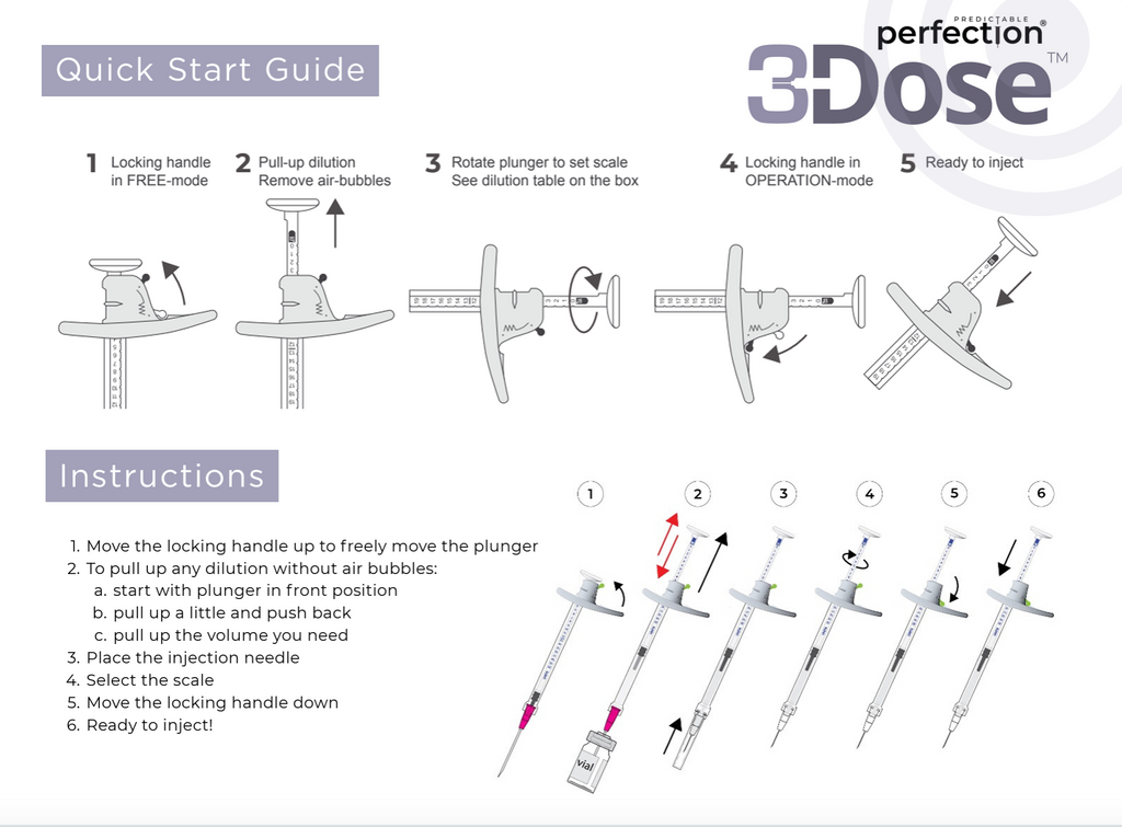 3-Dose Precision-Dose Syringes (single)