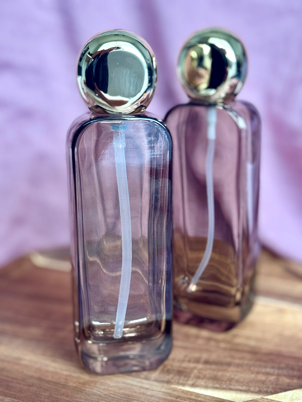 Luxe Amber Glass Bottles