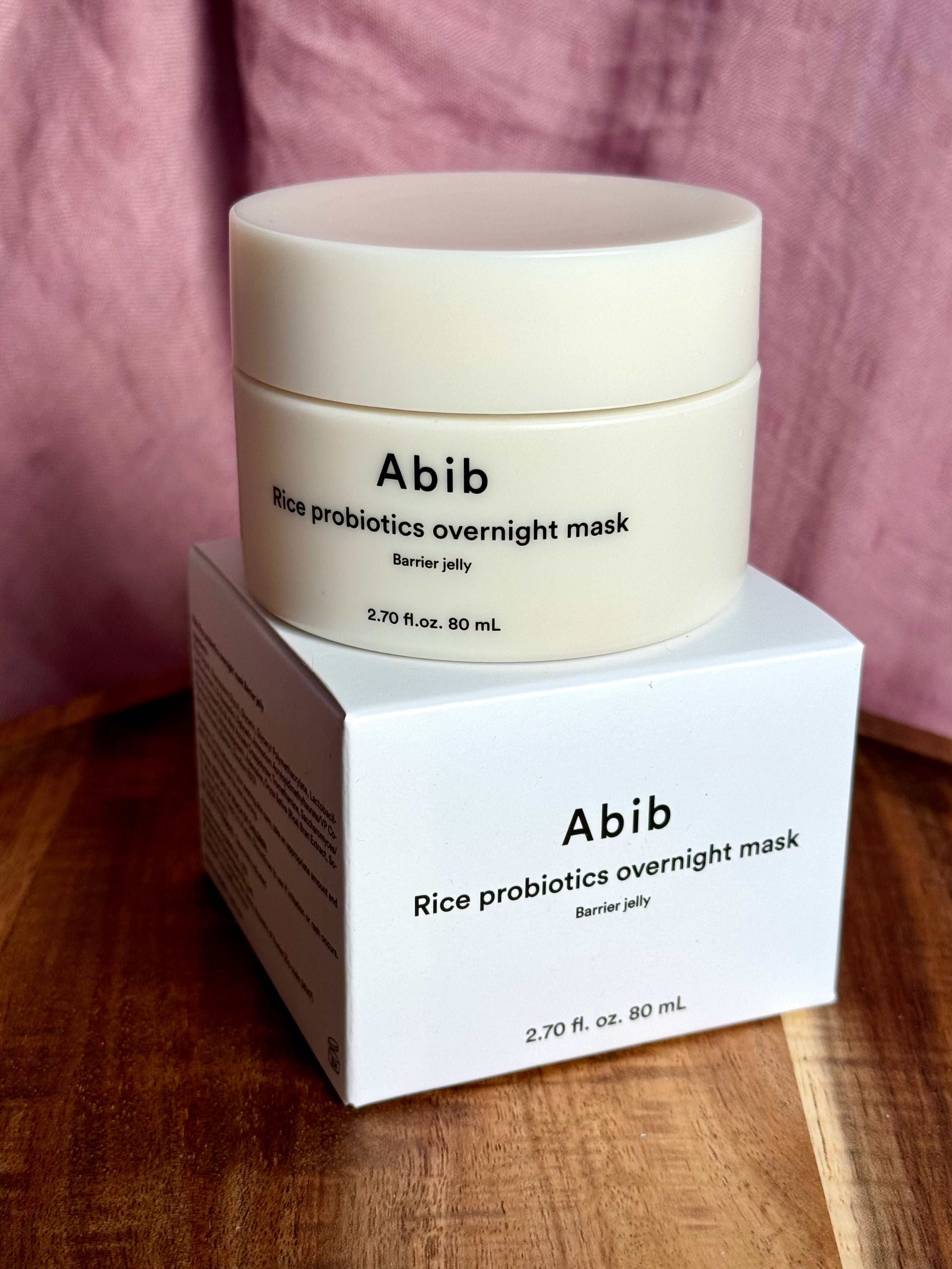 Abib Rice Probiotics Overnight Mask Barrier Jelly (2.7 oz)