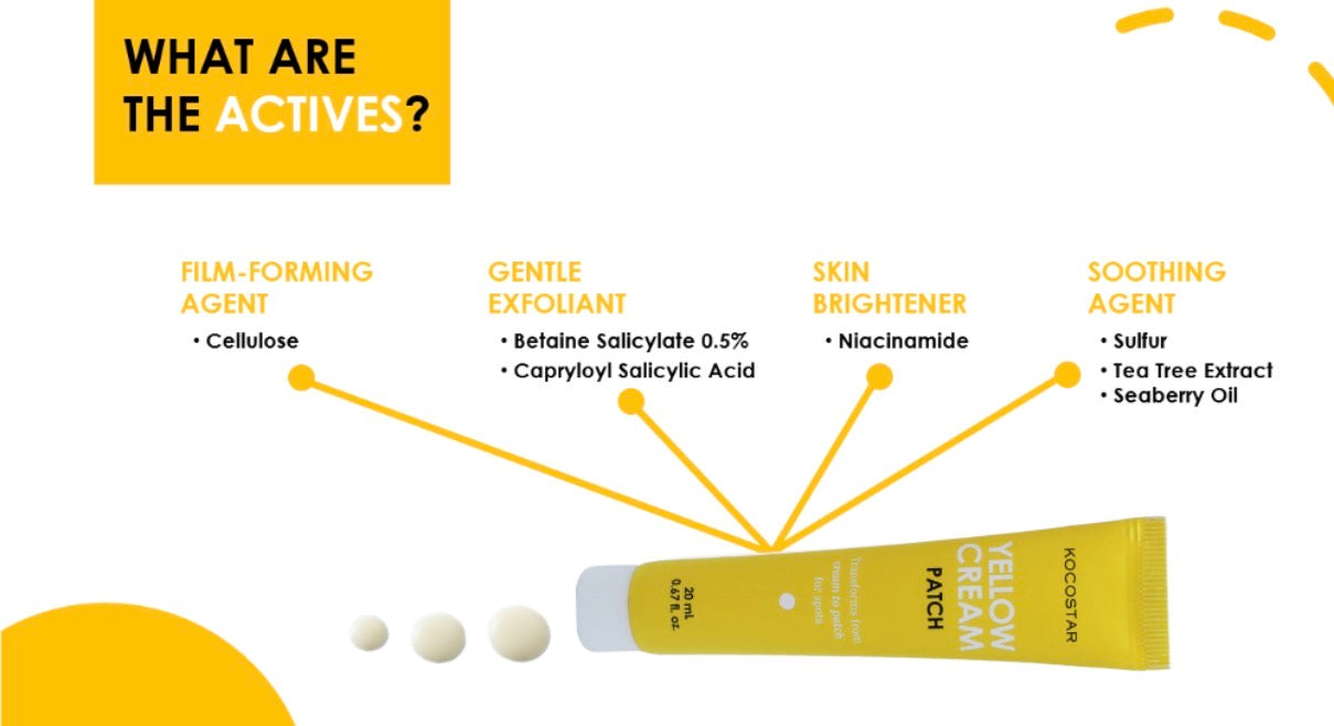 Kokostar Yellow Cream Patch